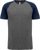 Grey Heather / Sporty Navy Heather