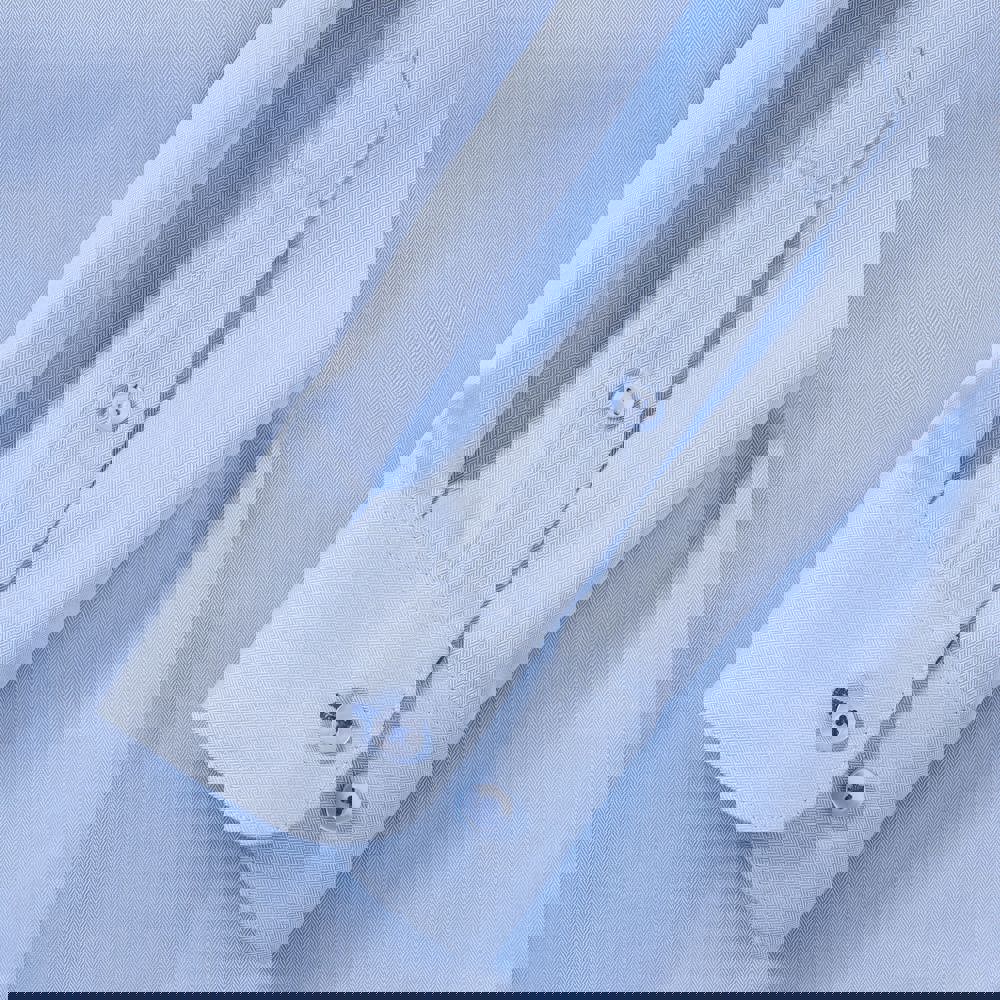 RU964M - Herringbone overhemd met lange mouwen