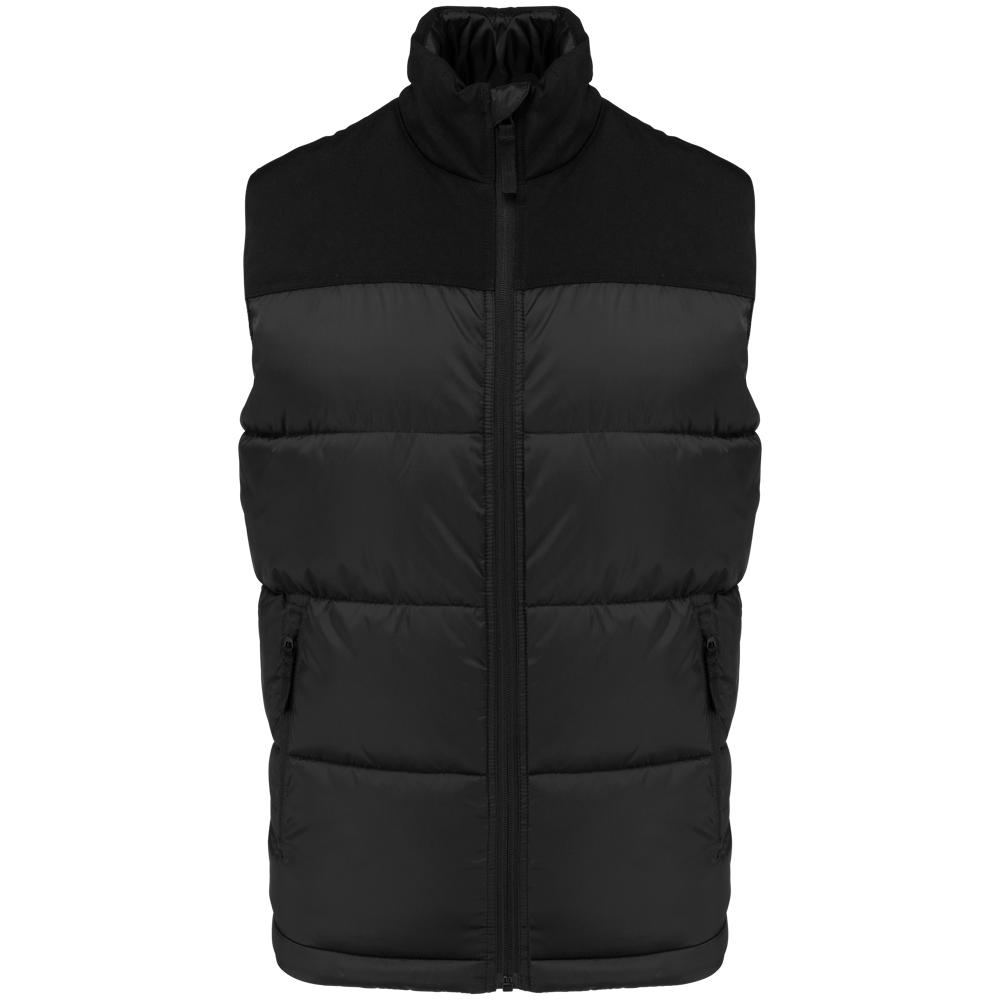 K6162 - Tweekleurige gewatteerde bodywarmer uniseks