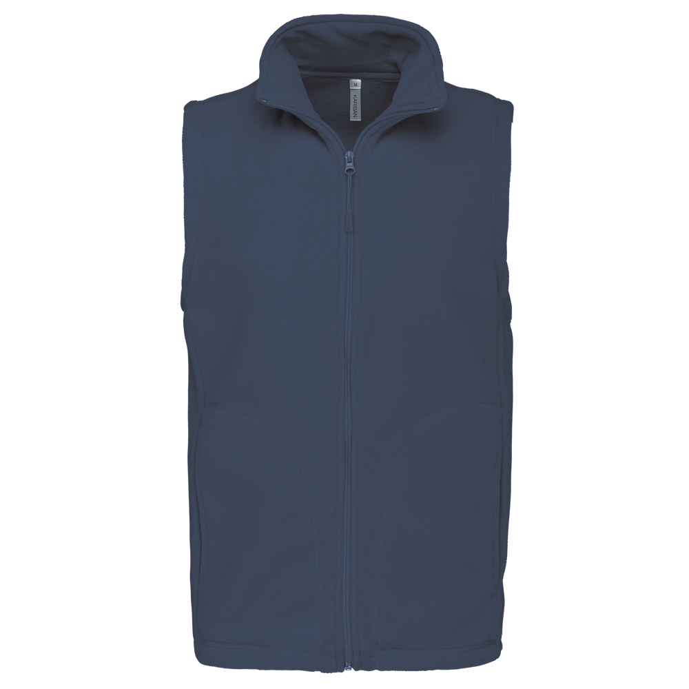 - Bodywarmer van microfleece heren - Deep Blue