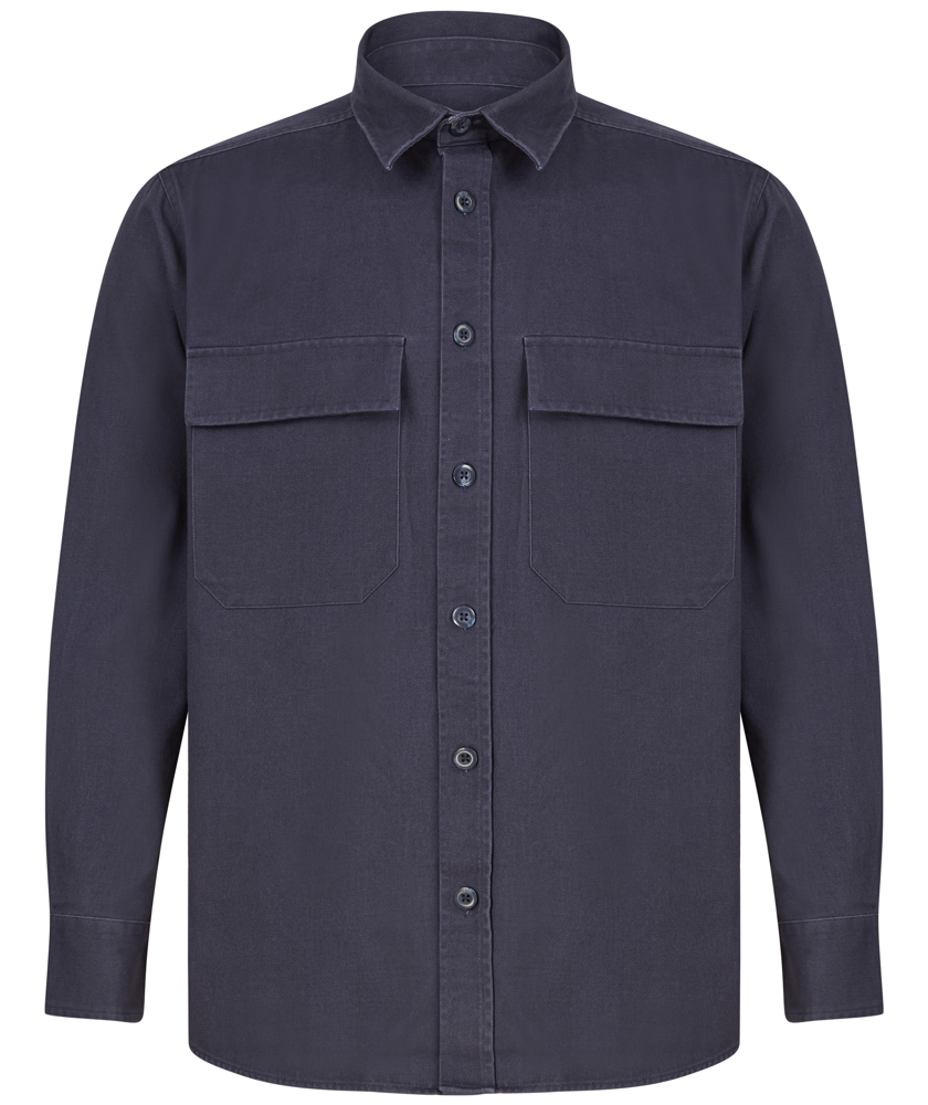 - Overshirt Drill - navy