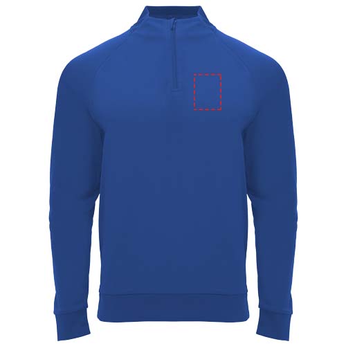 Epiro unisex sweatshirt met lange mouwen en kwartrits