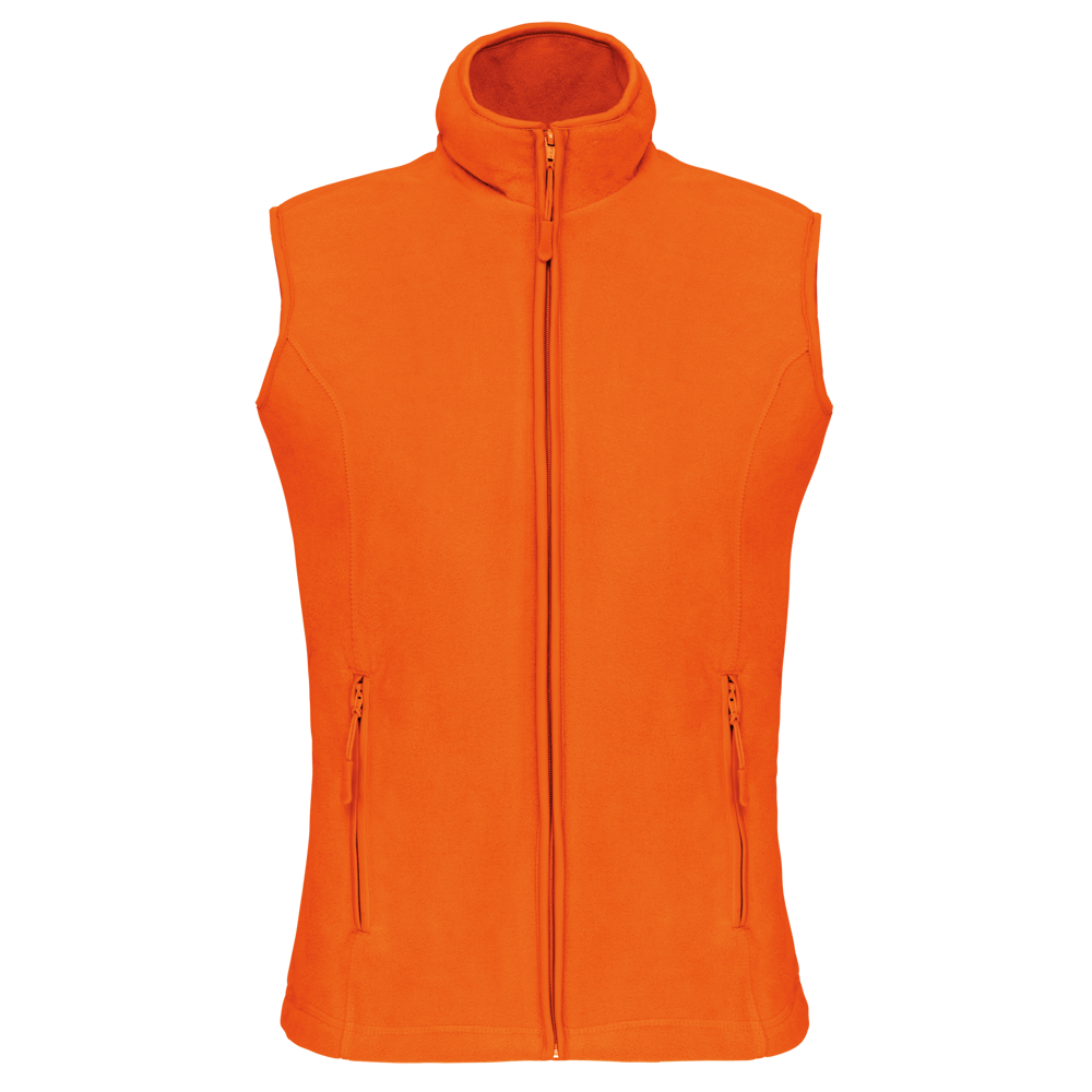 - Bodywarmer van microfleece dames - Orange