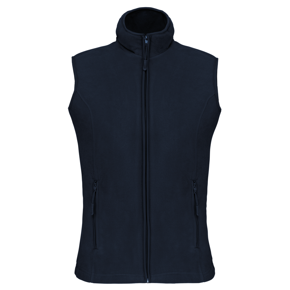 - Bodywarmer van microfleece dames - navy