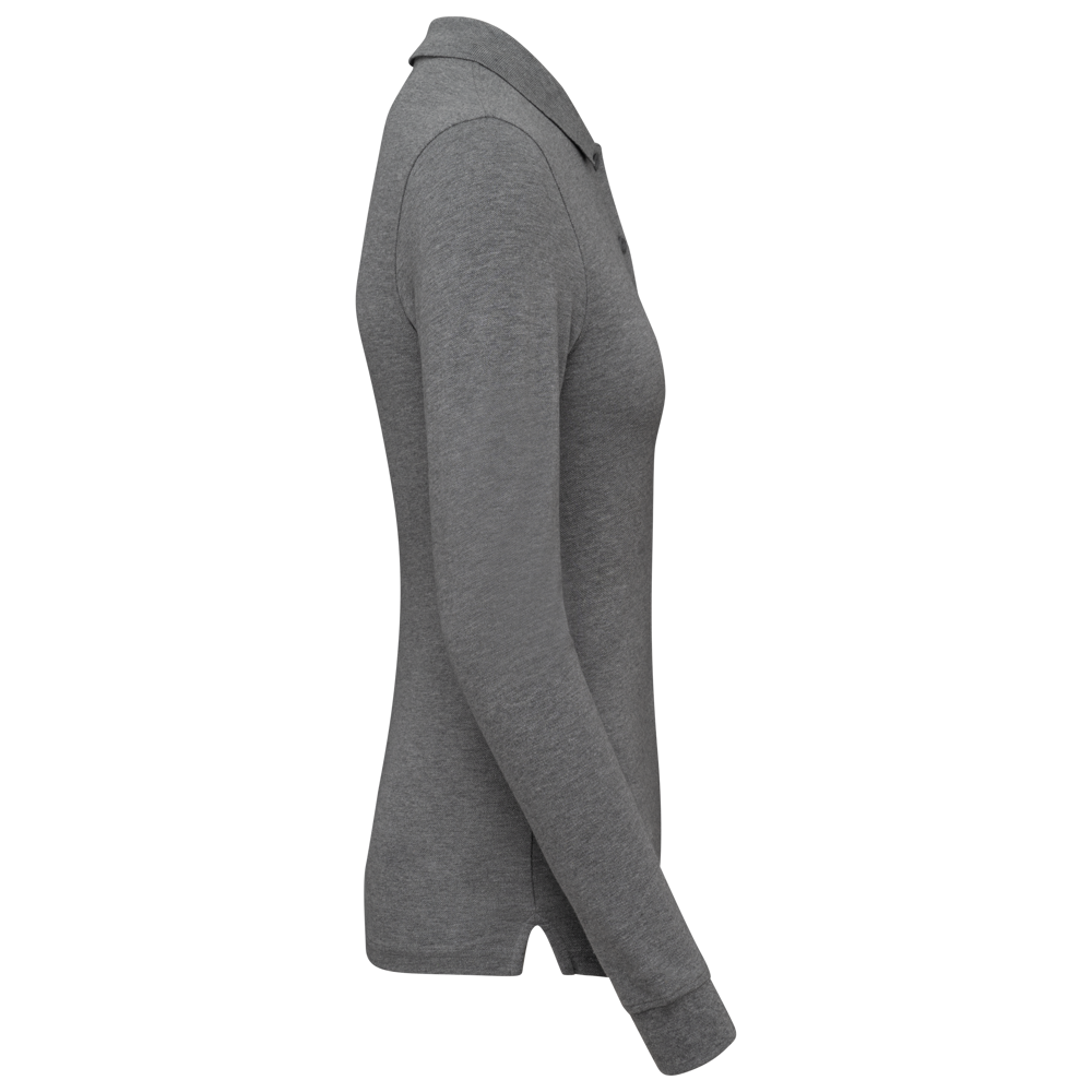 K2028A - Bio180 piqué damespolo lange mouwen