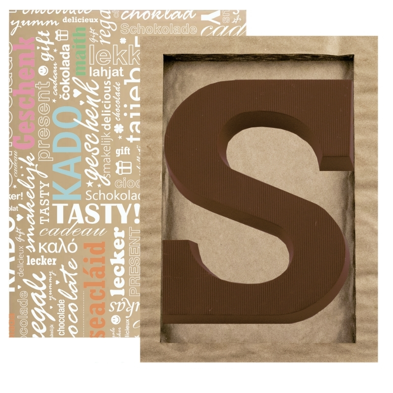 Chocoladeletter S Melk 135 gram - Milieubewust