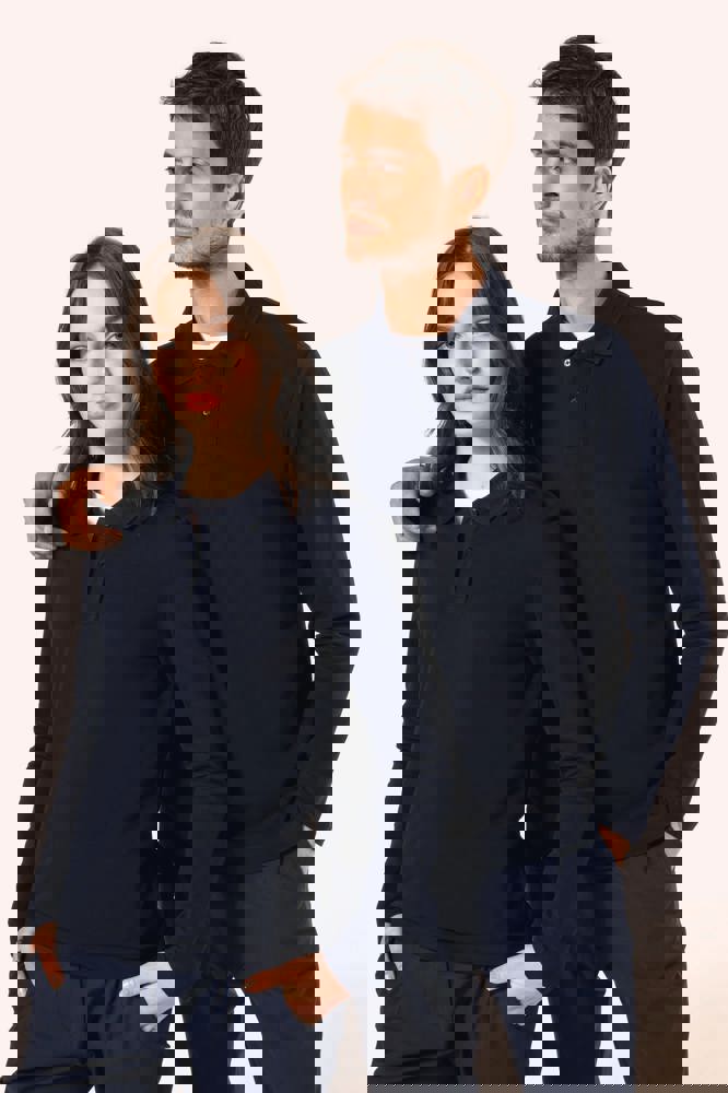 PK202 - Supima® herenpolo lange mouwen