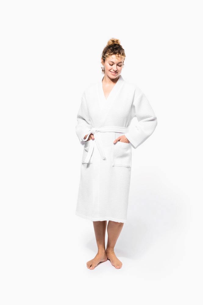 K122 - Kimono Badjas Honinggraatstructuur