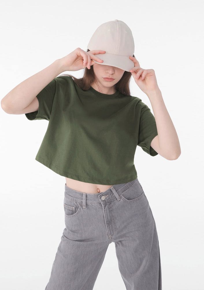 BE6482 - Cropped dames-T-shirt