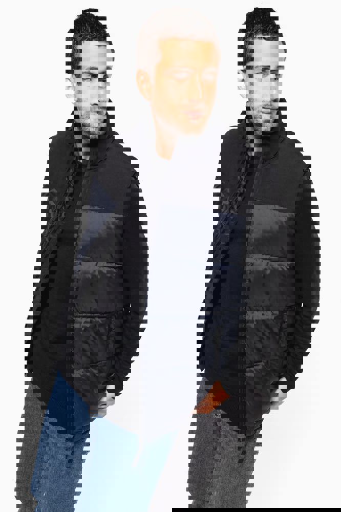 K6162 - Tweekleurige gewatteerde bodywarmer uniseks