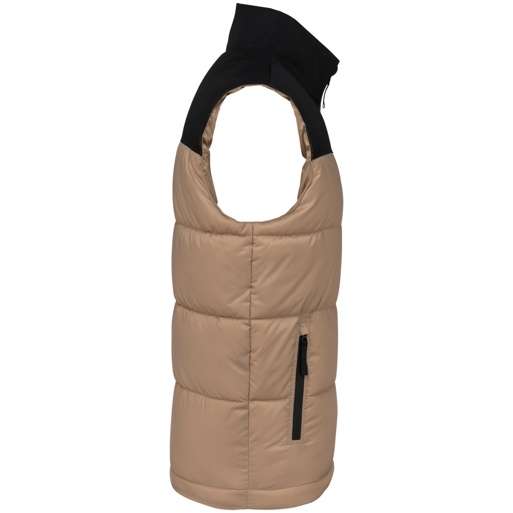 K6162 - Tweekleurige gewatteerde bodywarmer uniseks