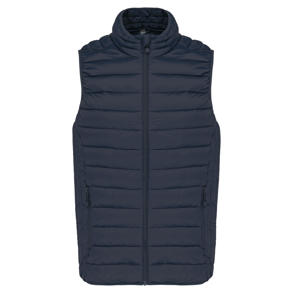 K6113 - Men’s lightweight sleeveless down jacket - navy