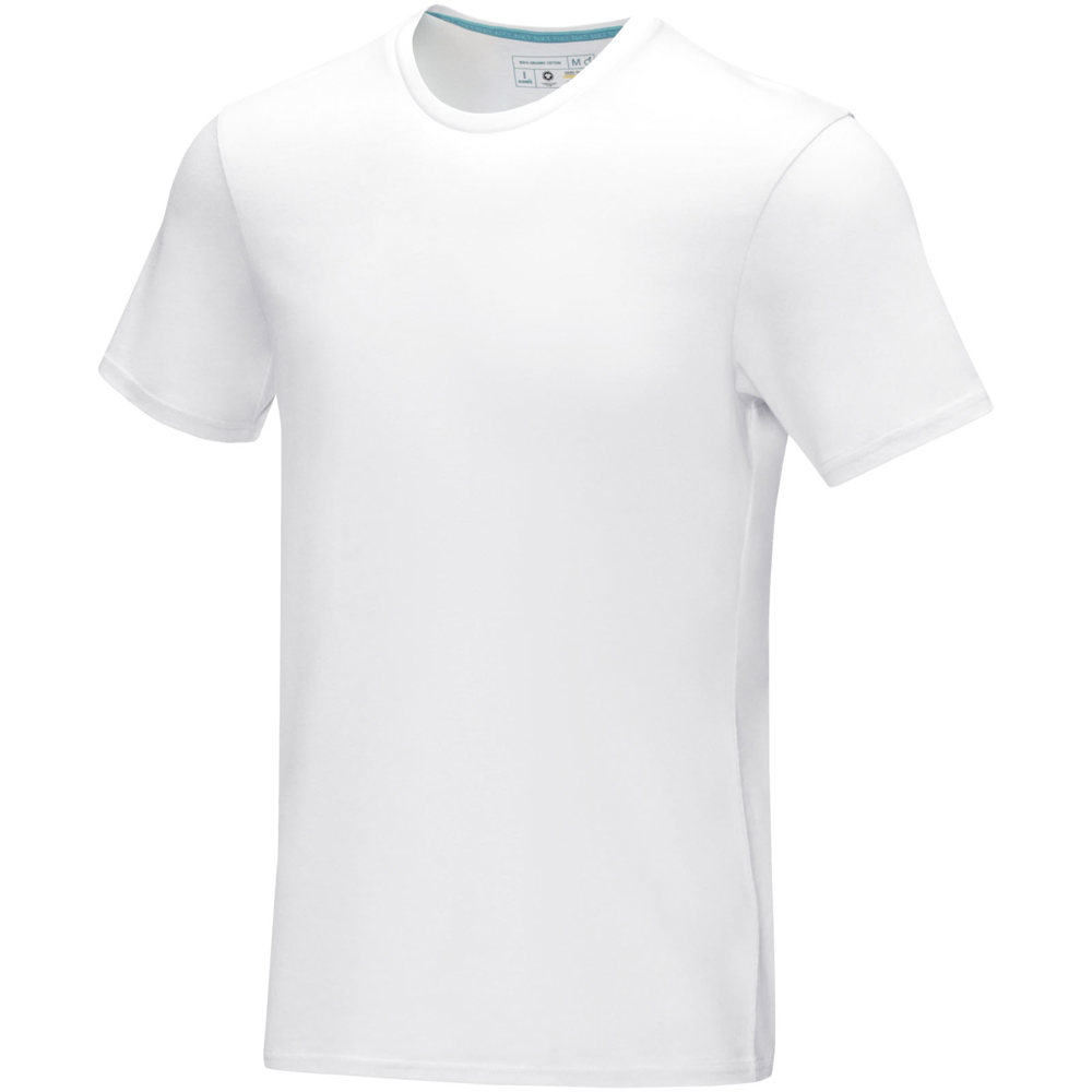 Azurite heren T-shirt met korte mouwen biologisch textiel - Wit