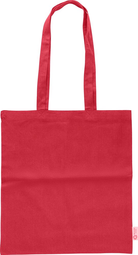 Gerecyclede katoenen boodschappentas (120 gsm) Cassiopeia - Rood