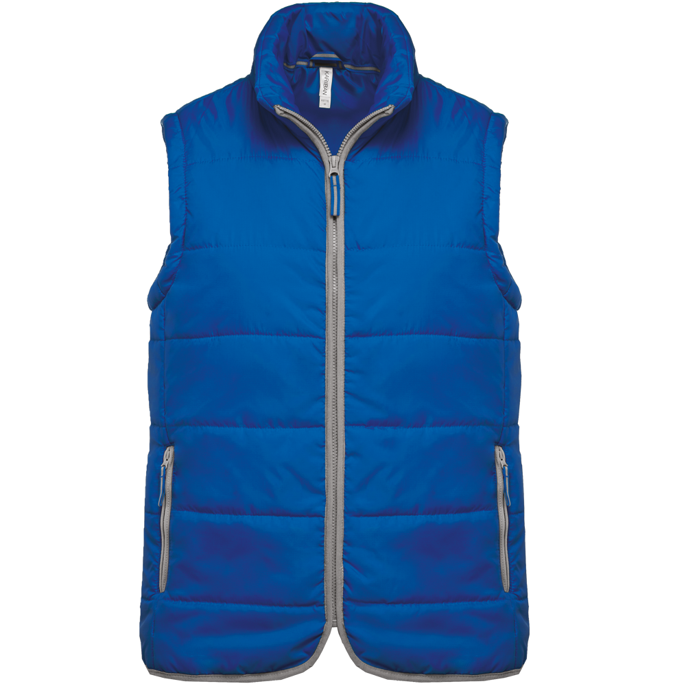 K6116 - Gewatteerde bodywarmer - Light Royal Blue