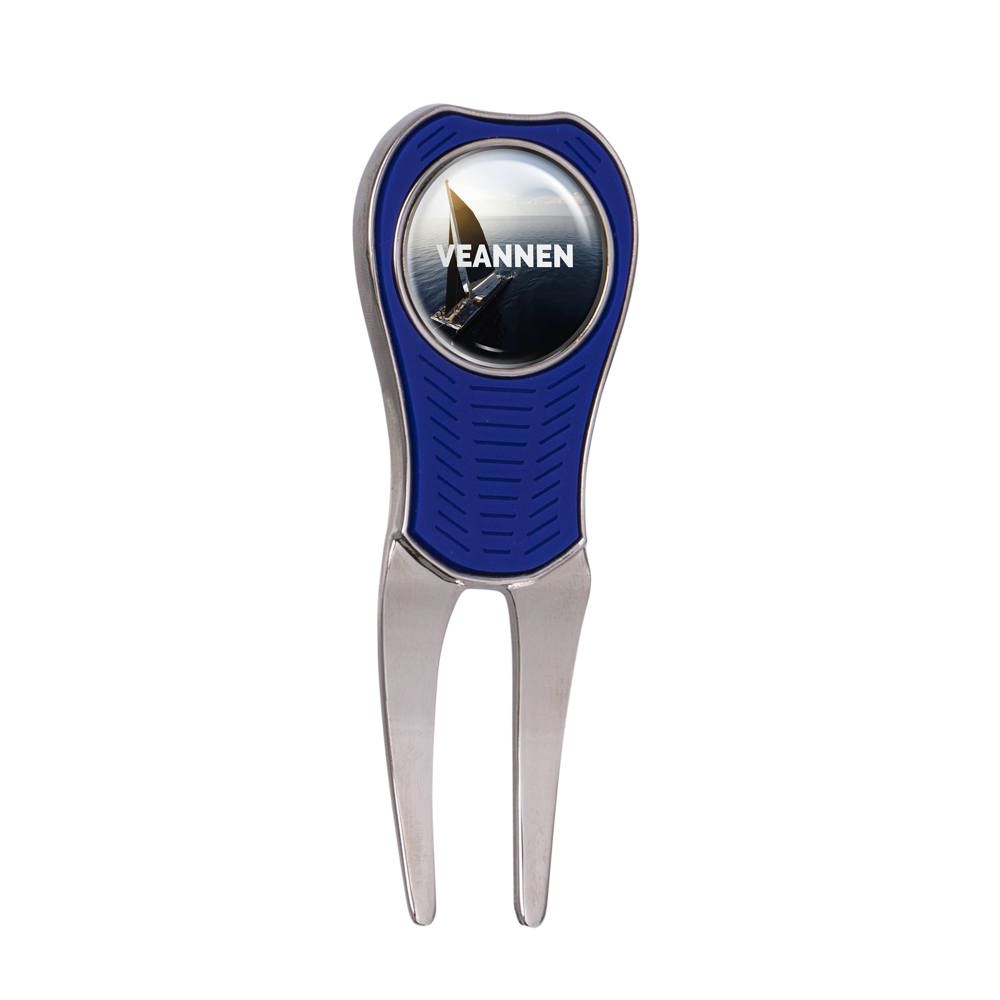 Atomic pitchfork - blauw