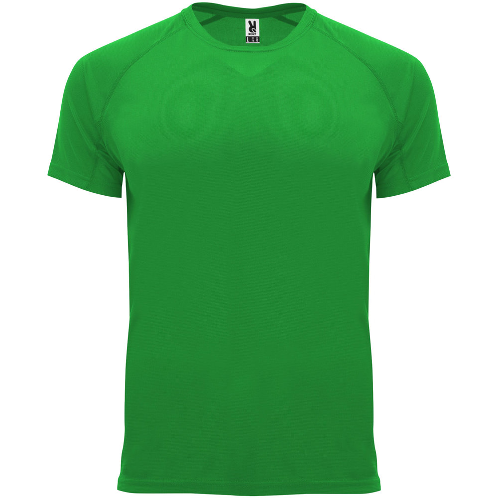 Bahrain 135 g/m² sportshirt met korte mouwen voor heren - Varen groen