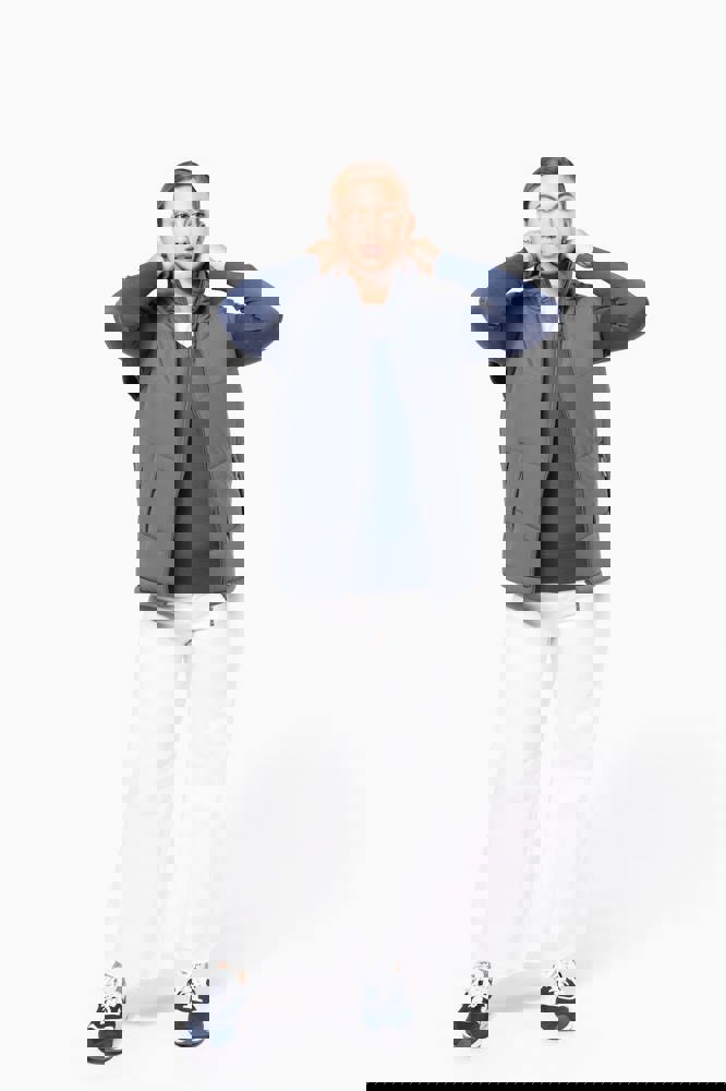 K6118 - Met fleece gevoerde bodywarmer