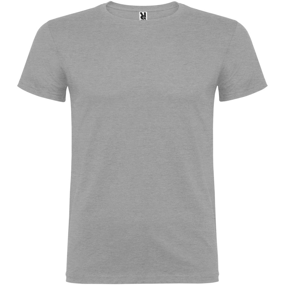 Beagle 155 g/m² herenshirt met korte mouwen - Gemêleerd grijs