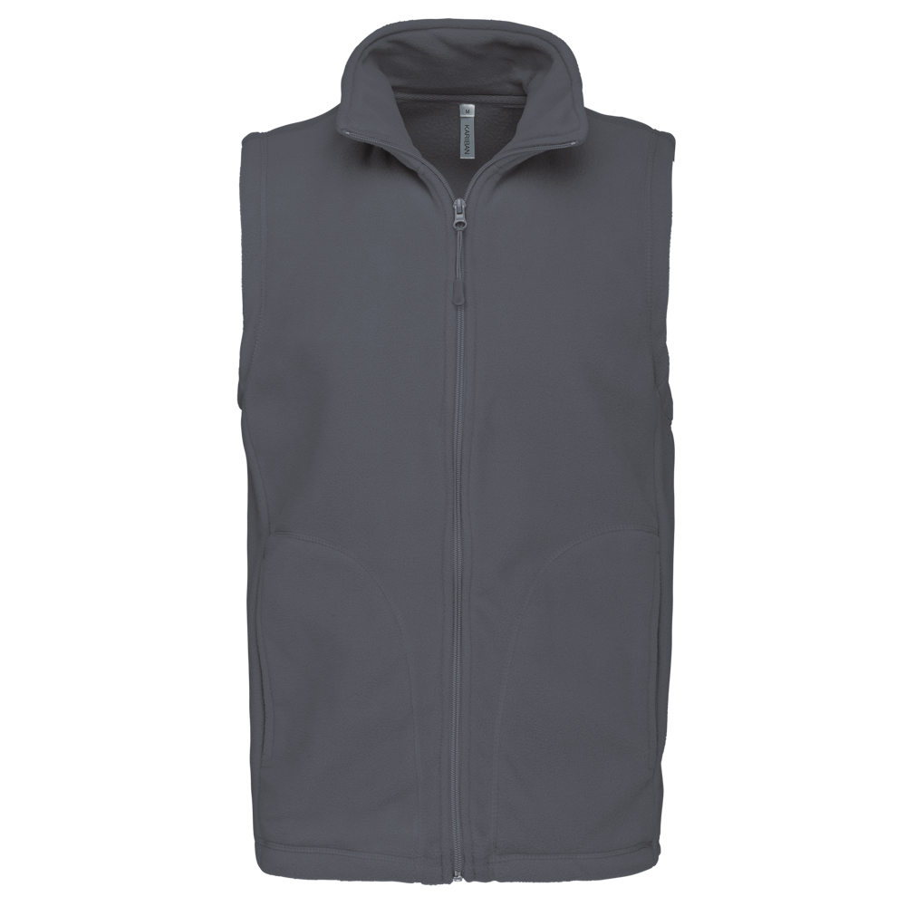 - Bodywarmer van microfleece heren - Convoy Grey