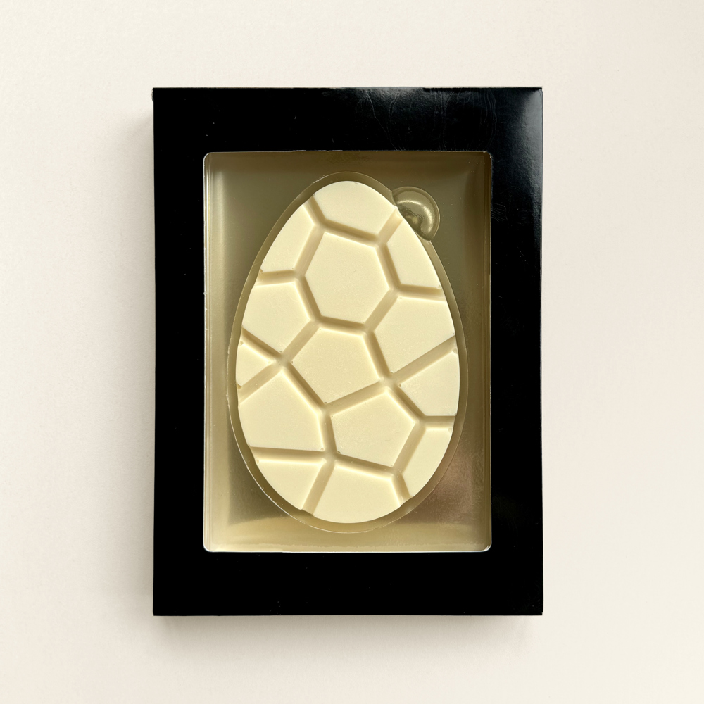 Chocolade paasei | wit |  geschenkdoos |  95g