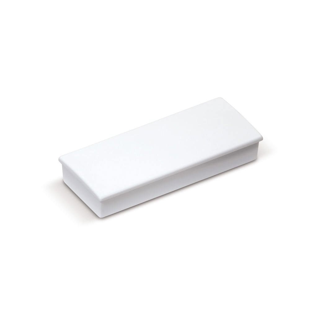 Magneet rechthoek - wit