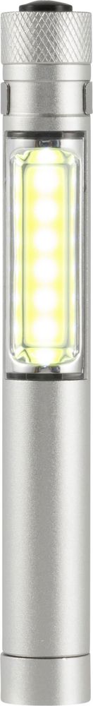 Aluminium zaklamp Beth - zilver