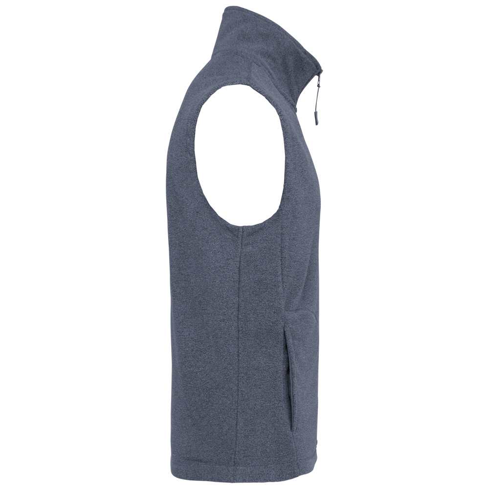 K913A - Bodywarmer van microfleece heren