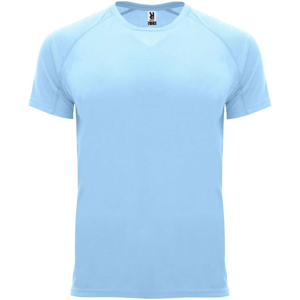 Bahrain 135 g/m² sportshirt met korte mouwen voor heren - Hemelsblauw