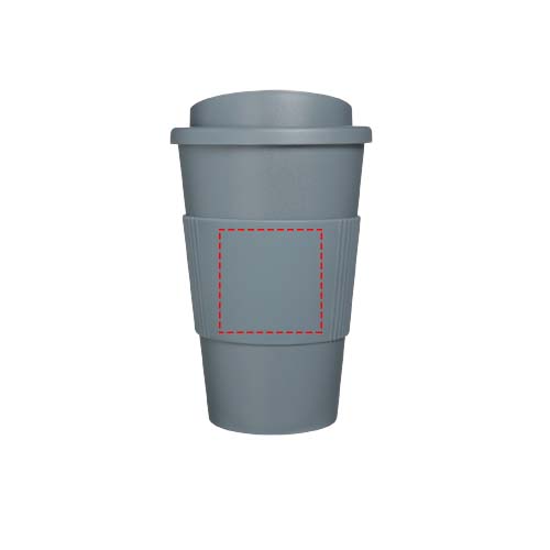 Americano® 350 ml geïsoleerde beker met grip