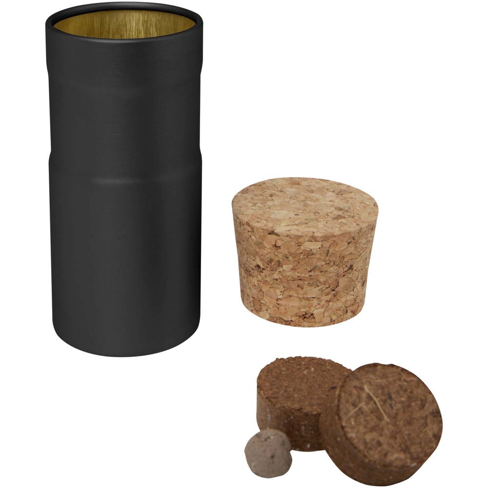 Hey Pots tuin voor op het bureau met kruidenmix