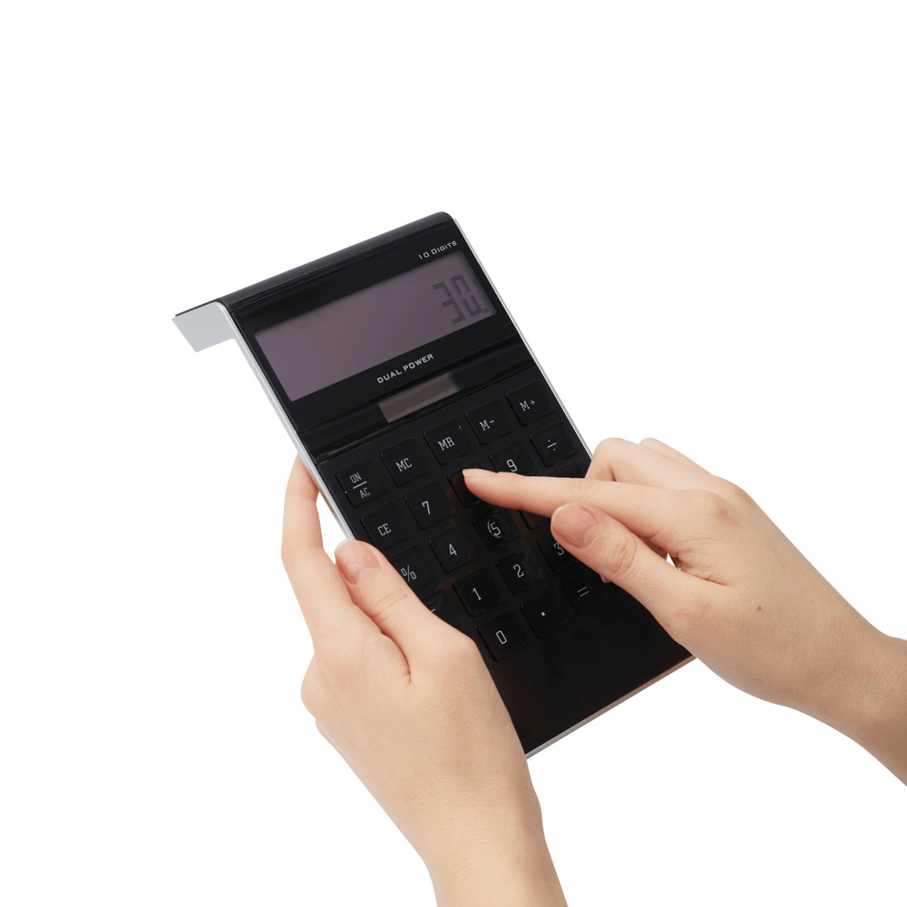 Dotty Matrix - Elegant vormgegeven dual-power calculator