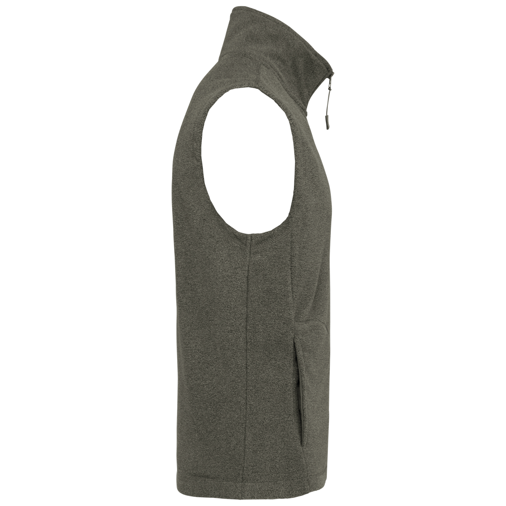 K913A - Bodywarmer van microfleece heren