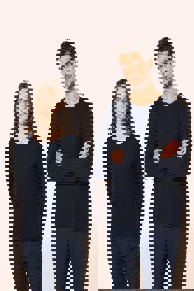 PK303 - Supima® dames-T-shirt ronde hals lange mouwen