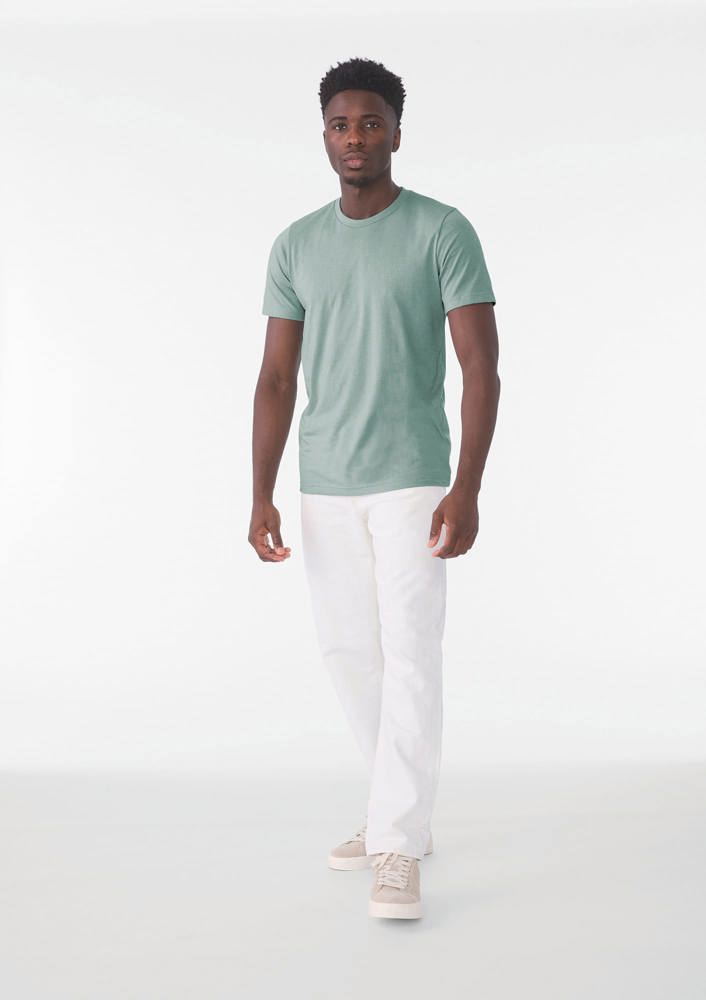 BE3001CVC - Heather jersey T-shirt met korte mouwen