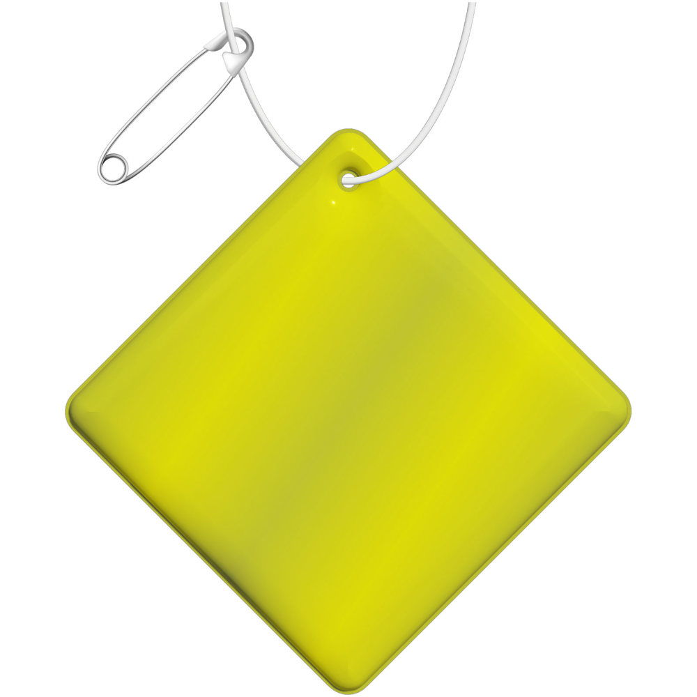 RFX™ H-09 kleine reflecterende pvc hanger met diamant