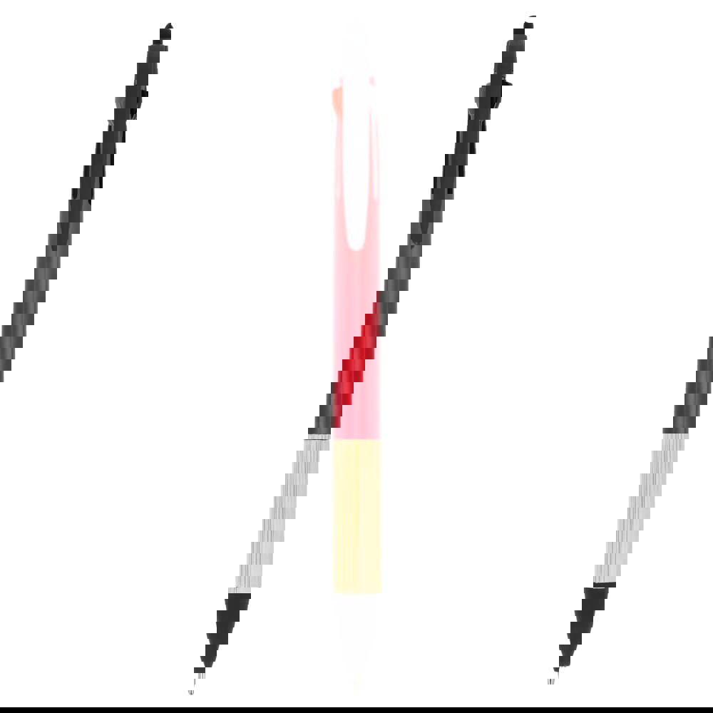 3-kleuren pen met bamboe grip