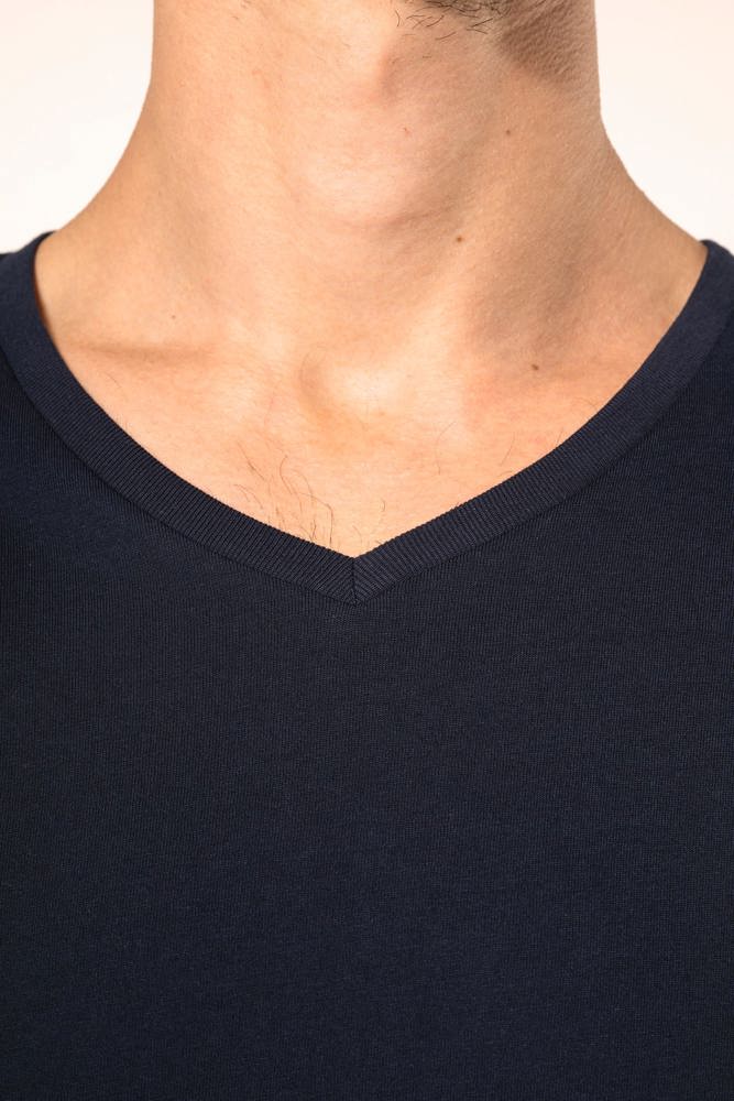 PK306 - Supima® heren-T-shirt V-hals lange mouwen