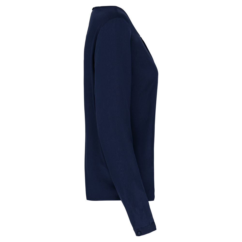 K5003 - Damesblouse in crêpe met lange mouwen