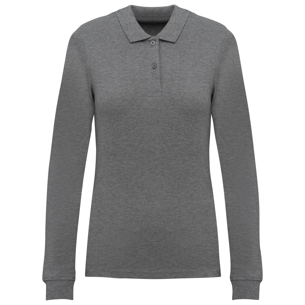 K2028A - Bio180 piqué damespolo lange mouwen