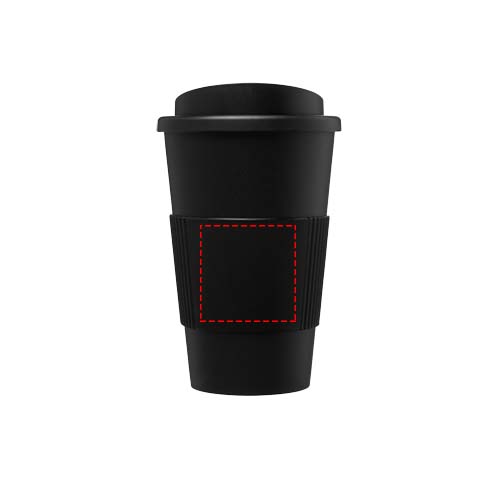 Americano® 350 ml geïsoleerde beker met grip