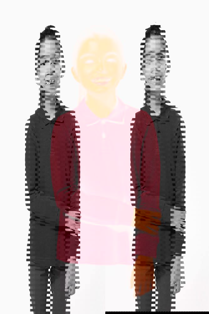 K269 - Kinderpolo lange mouwen