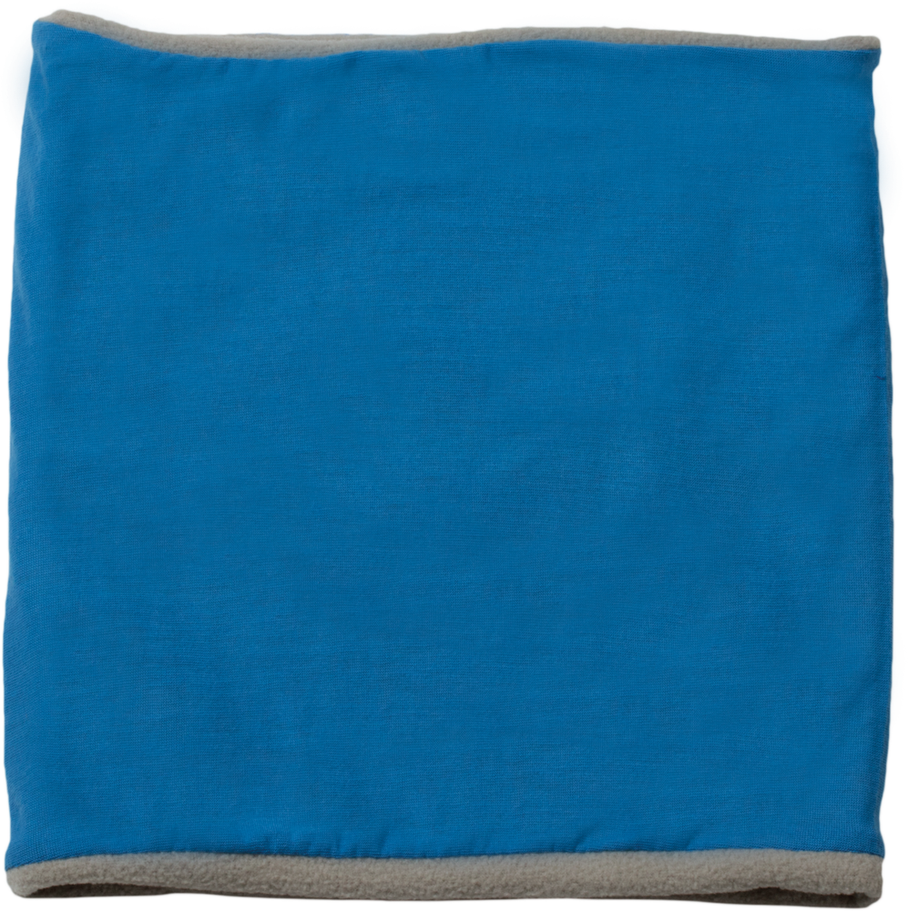 KP121 - Fleece gevoerde nekwarmer - Lagoon / Light Grey