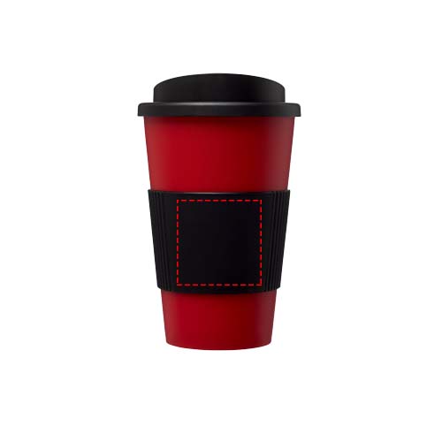 Americano® 350 ml geïsoleerde beker met grip