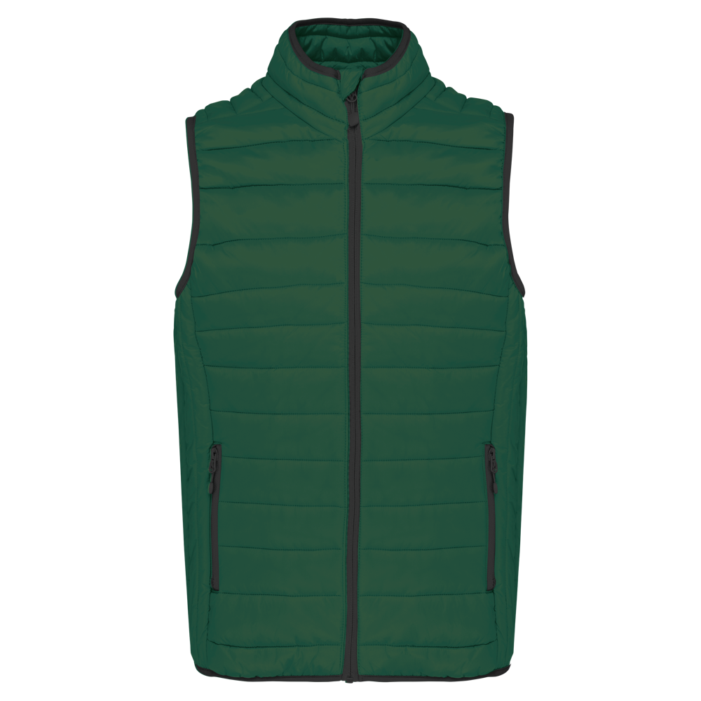 K6113 - Men’s lightweight sleeveless down jacket - forest green