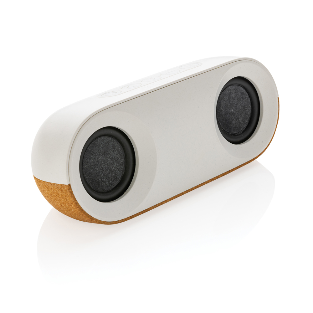 Oregon RCS gerecycled plastic en kurk 10W speaker — extra beeld