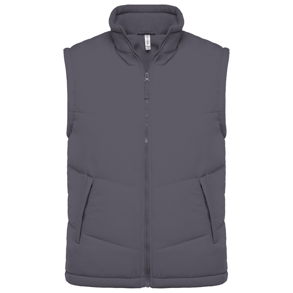 K6118 - Met fleece gevoerde bodywarmer - Convoy Grey