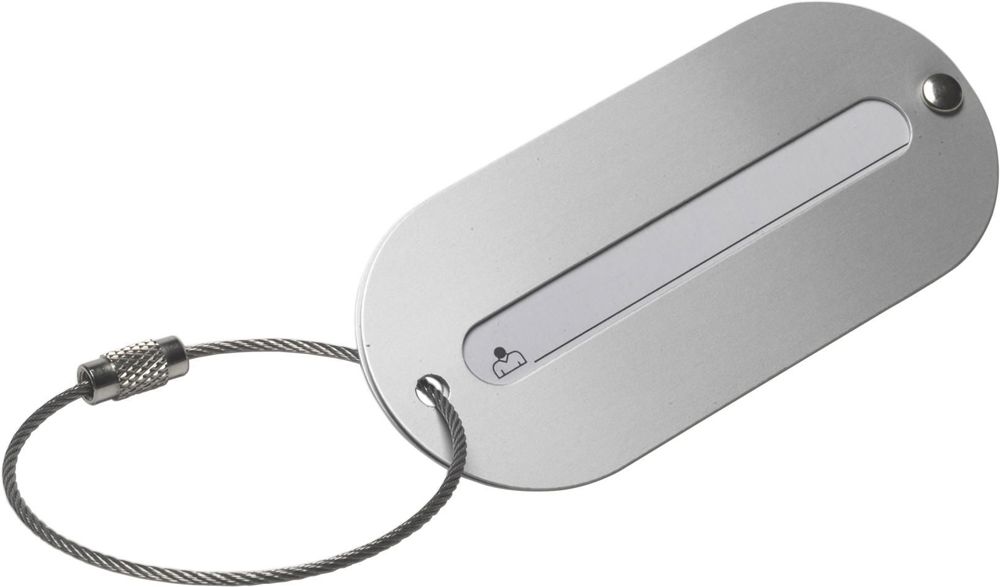 Aluminium bagagelabel Isa