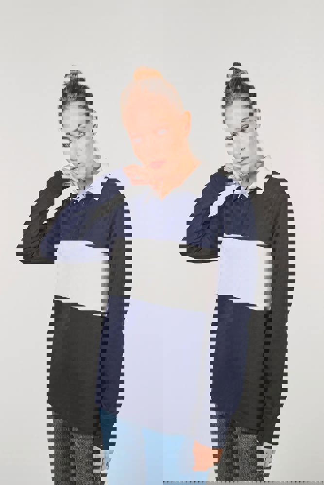 PA429 - Rugbypolo met lange mouwen