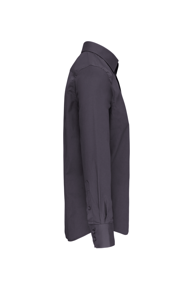 K522C - Getailleerd heren non-iron overhemd lange mouwen